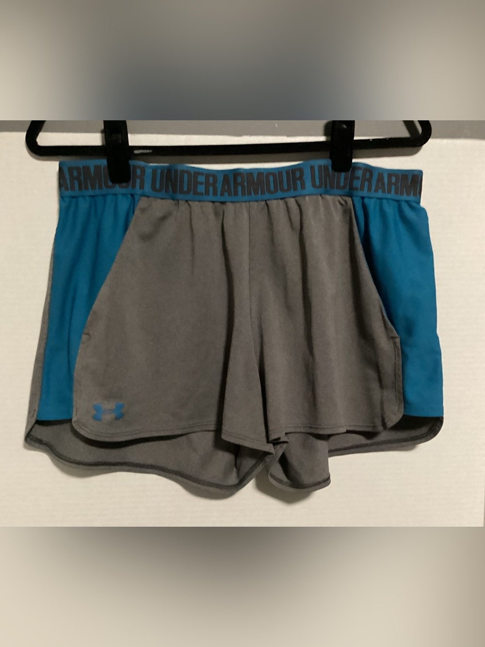 Under Armour Gray and Blue Women’s with Branded Waistband